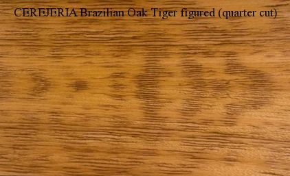 Cerejeira Brazilian Oak Tiger Figured Quartered